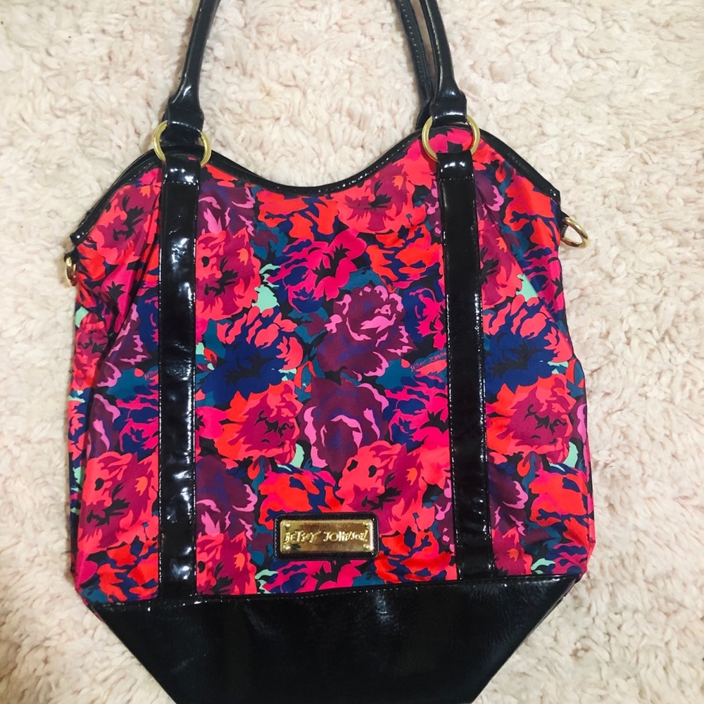 Betsey Johnson Floral Handbag